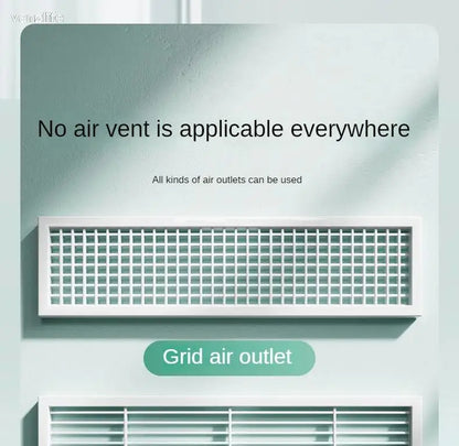 Central AC Air Conditioner Outlet Baffle – Universal Duct Windshield Deflector, Anti-Direct Blowing Grille