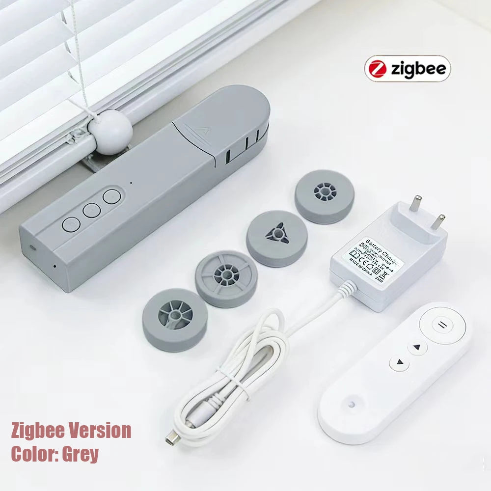 WiFi Smart Motorized Roller Blinds Motor – Tuya Zigbee App Control Automatic Curtain Lifting Drive for Shades & Shutters