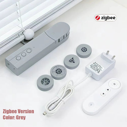 WiFi Smart Motorized Roller Blinds Motor – Tuya Zigbee App Control Automatic Curtain Lifting Drive for Shades & Shutters