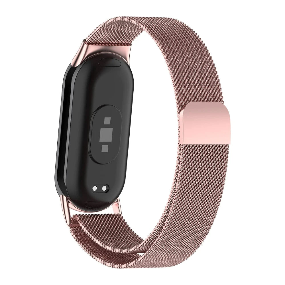 Magnetic Stainless Steel Strap for Xiaomi Mi Band 8 9 – Loop Bracelet Belt Accessory