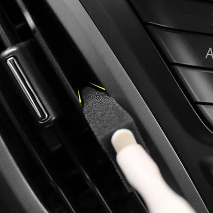 Car Air Conditioner Vent Cleaner Brush - Detailing Scrub Brush for Outlet Cleaning - Auto Interior Dust Removal Wash Duster Clean Tool