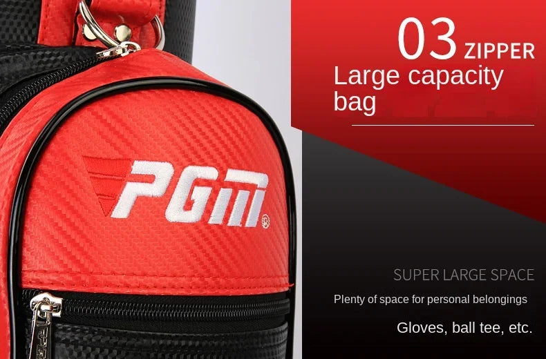 PGM Golf Bag QIAB008 – Lightweight 9-Club Capacity Support Bag for Men & Women, Available in 6 Colors