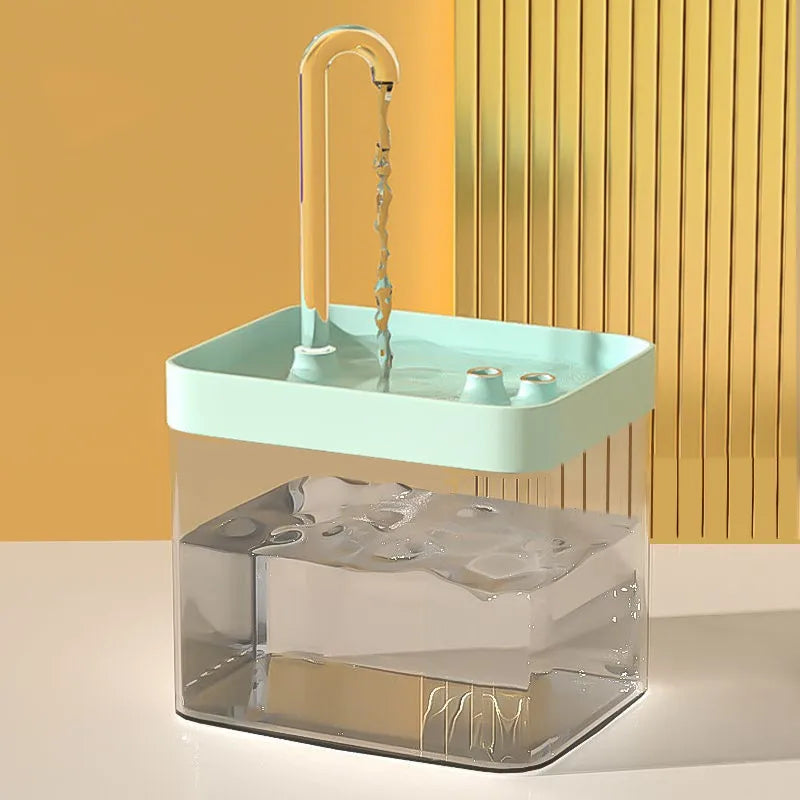 Ultra-Quiet Cat & Dog Water Fountain – Smart 1.5L Automatic Pet Dispenser with Filter & Anti-Burn Pump