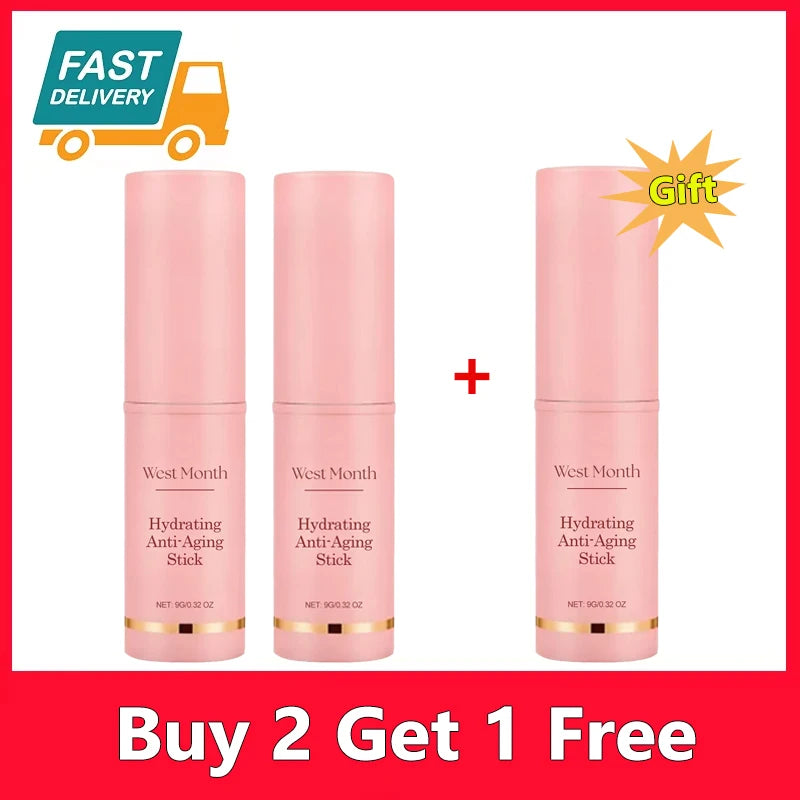 Collagen Multi-Bounce Balm Stick – Instant Wrinkle Removal, Anti-Aging, Firming & Brightening Moisturizer for Dull Skin
