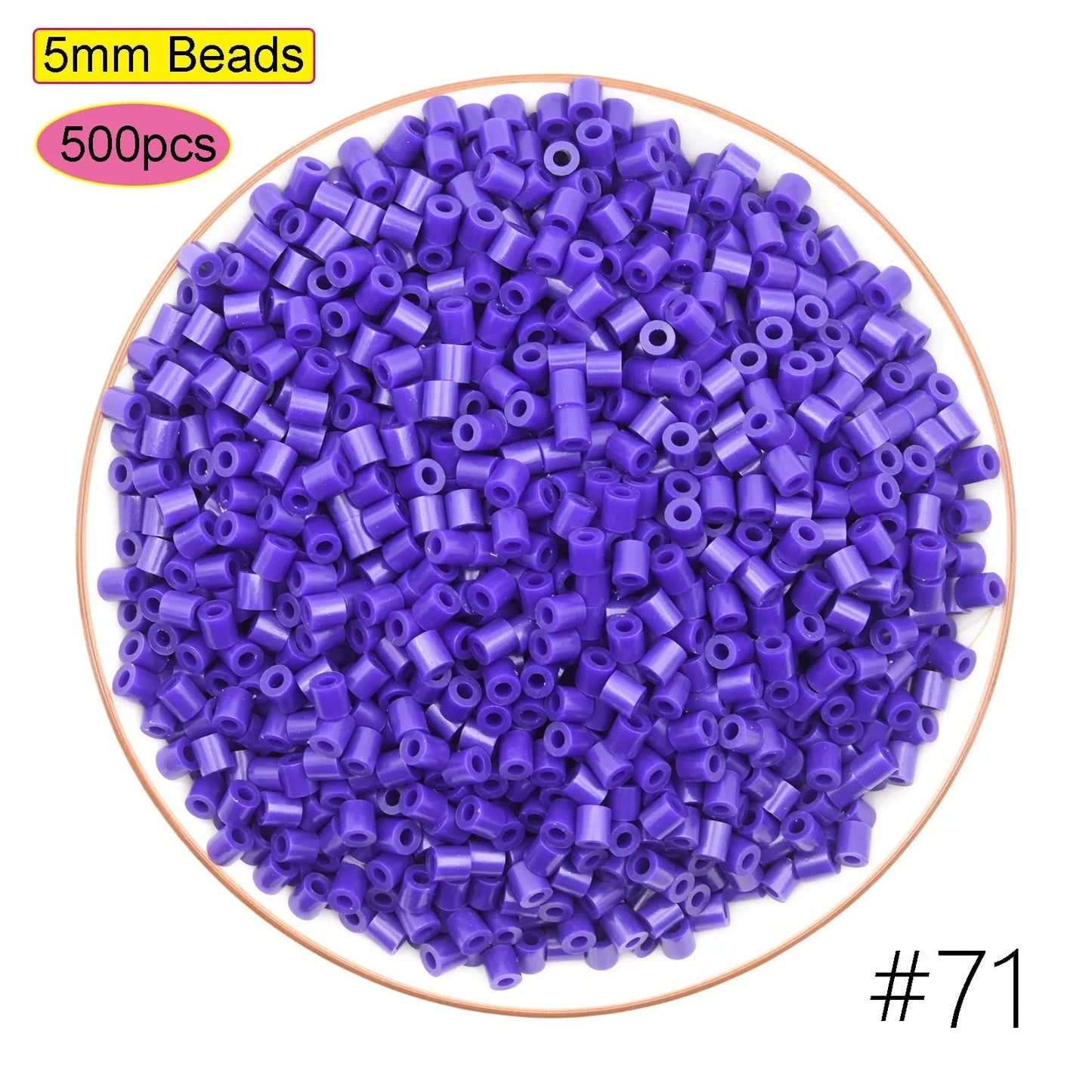 5mm Fuse Beads for Kids – Animal & Creative DIY Perler Hama Beads, Educational Pixel Puzzle, Iron Pegboard Mosaic Pattern Toy