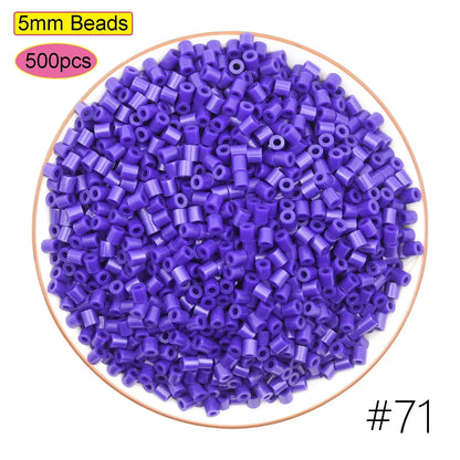5mm Fuse Beads for Kids – Animal & Creative DIY Perler Hama Beads, Educational Pixel Puzzle, Iron Pegboard Mosaic Pattern Toy