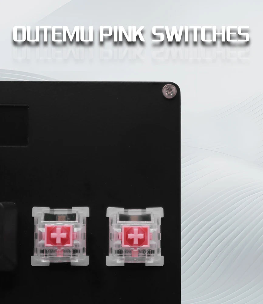 CM51 SayoDevice Rapid Trigger Gaming Keypad with Knob & Screen – Magnetic Switch Macro Keyboard for OSU, DJMAX & Shortcuts