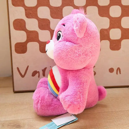 8-Color Care Bears Plush Toys - Cute Stuffed Bear Dolls, Soft Pillows & Home or Car Decorations for Kids’ Birthday Gifts