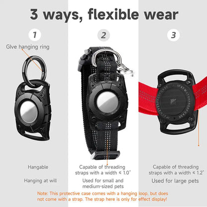 Waterproof Apple AirTag Case – Protective GPS Tracker Holder for Dog & Cat Collars