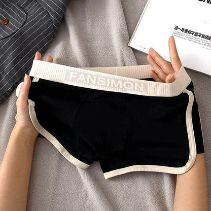 Men’s Breathable Mesh Boxer Briefs - Stretch U-Crotch Underwear with Wide Waistband