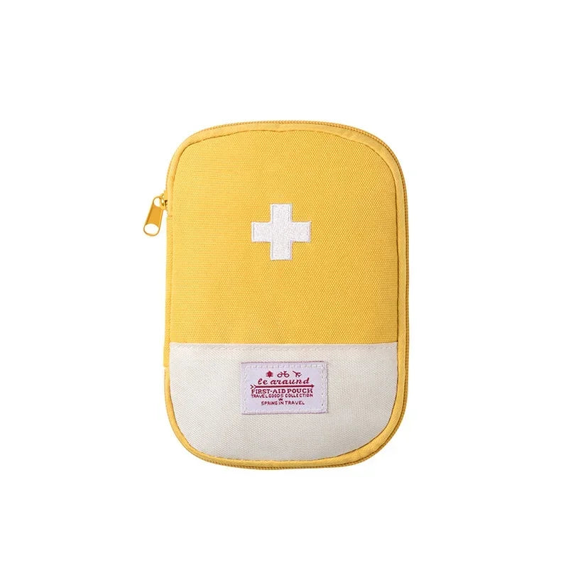 Portable Medicine Bag – Cute First Aid Kit Organizer, Medical Emergency Kits for Outdoor Travel & Household Pill Storage
