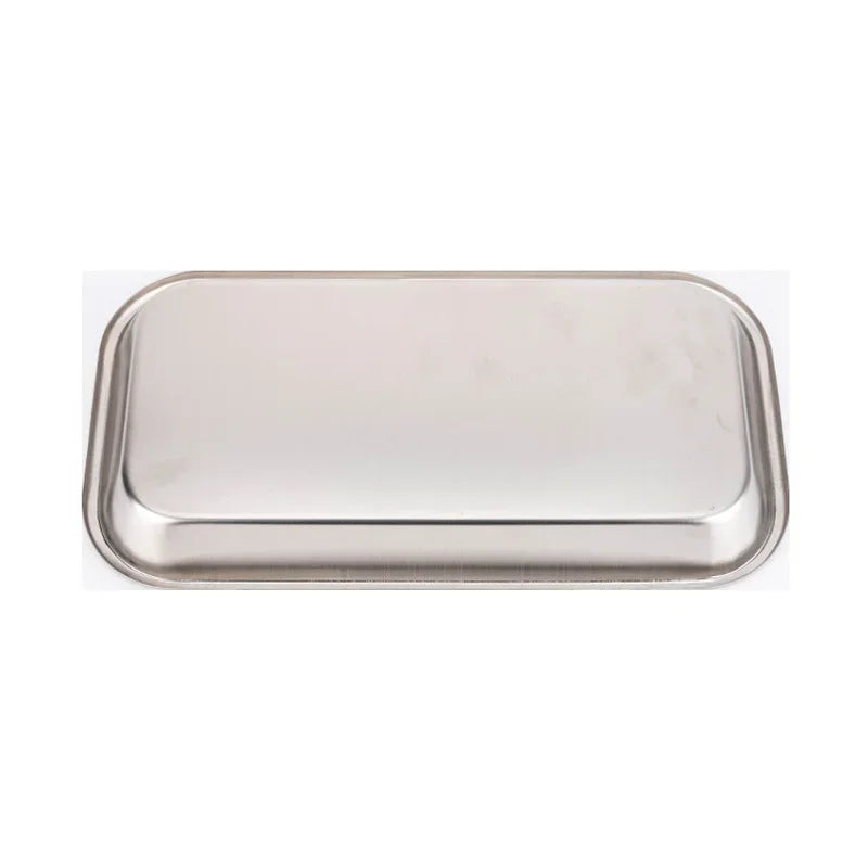 Stainless Steel Cosmetic & Tattoo Storage Tray – Surgical, Dental & Fake Nail Tool Organizer