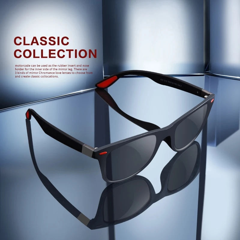 Night Vision Polarized Sunglasses – PC Frame Day & Night Driving Glasses for Men, Outdoor Sports