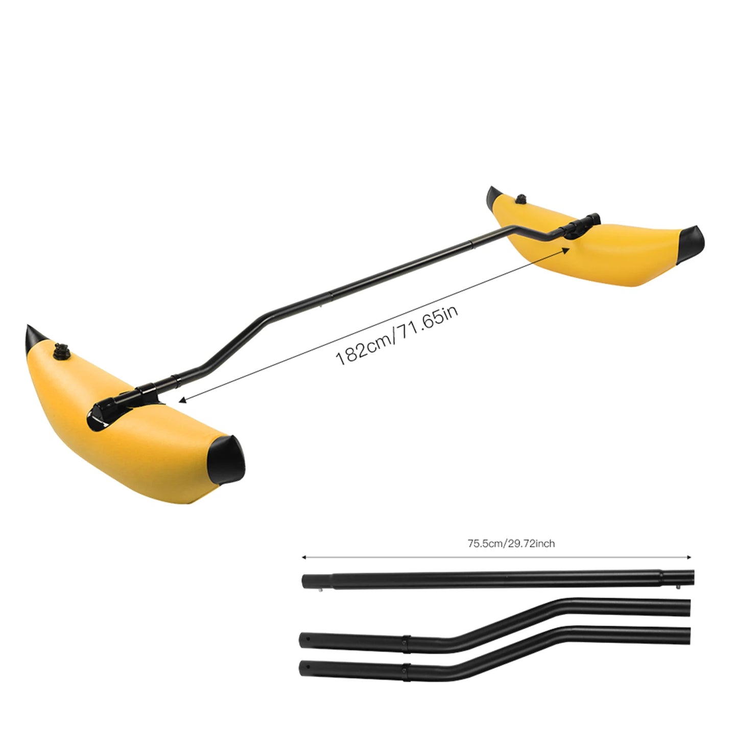 Inflatable Kayak Stabilizer — PVC Canoe Outrigger Kit for Floating, Balancing & Boat Accessories
