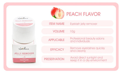 NATUHANA Eyelash Extension Jelly Remover – Fast, Safe, Non-Irritating Gel Glue Remover for Makeup