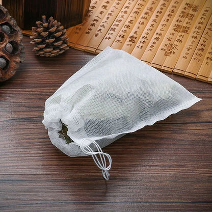 50/100PCS Disposable Tea Filter Bags - Non-Woven Empty Tea Infuser Pouches with String