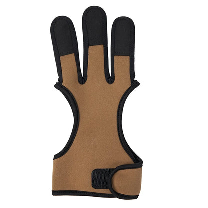 Archery Glove Three-Finger Guard – Shooting Gloves for Recurve Bow, Hunting & Beginners