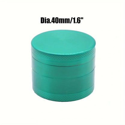 40mm 4-Layer Metal Herb Grinder – Spice & Tobacco Crusher Shredder for Smoking Accessories