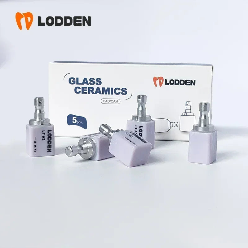 10pcs Lithium Disilicate C14 Glass Ceramic Blocks — HT/LT CAD/CAM Dental Lab Materials for Veneers & Dentistry
