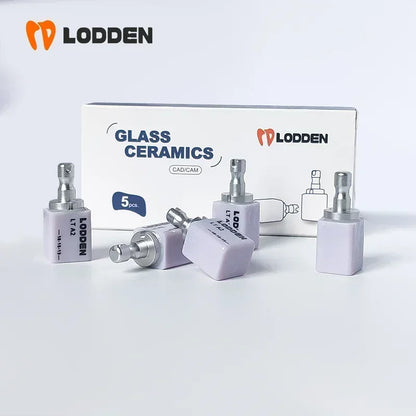 10pcs Lithium Disilicate C14 Glass Ceramic Blocks — HT/LT CAD/CAM Dental Lab Materials for Veneers & Dentistry