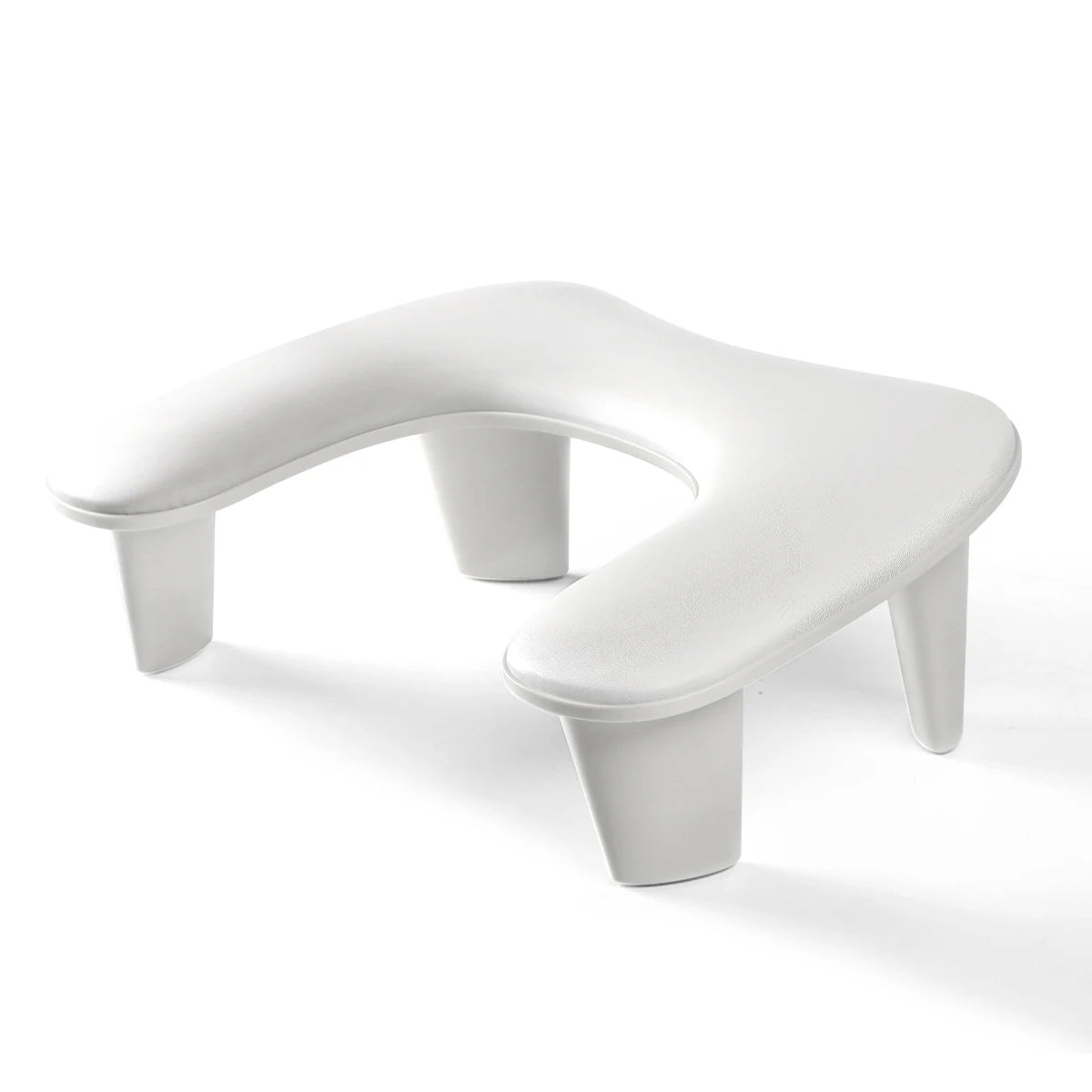 U-Shaped Nail Arm Rest Pillow with Detachable Brackets – Manicure Hand Rest for Nail Salon