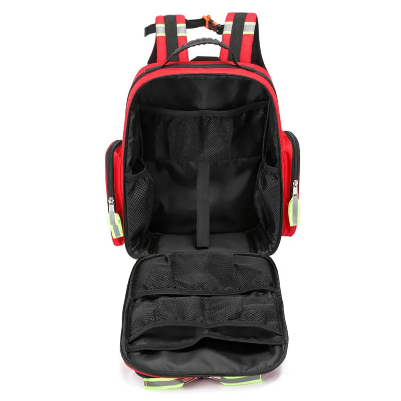 Large Capacity First Aid Kits Emergency Rescue Backpack - Outdoor Camping Survival Medical Kit with Sorted Storage