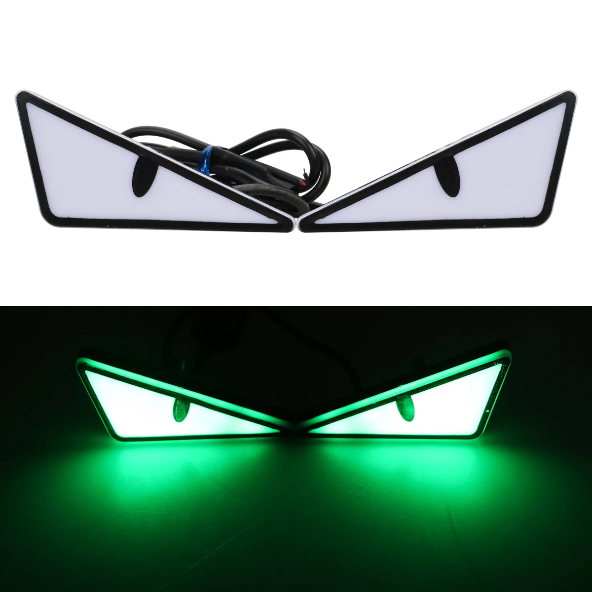 Universal Car LED Devil Eyes Lights - Demon Eye Headlight & Mini Turn Signal Tail Lamp for Cars and Motorcycles
