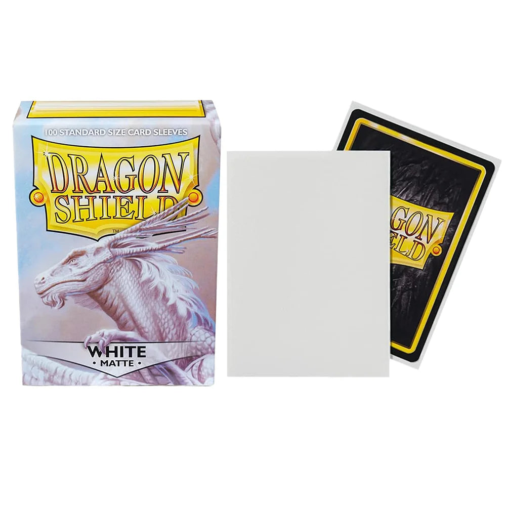 100PCS Dragon Shield Card Sleeves Box — Multicolor Matte Protectors for TCG, PTCG & Board Games