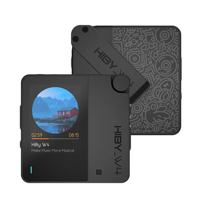 HiBy W4 Wireless HiFi Headphone Amplifier & USB DAC — Bluetooth 5.4, 3.5mm/4.4mm, DSD512, LDAC, CarPlay Compatible