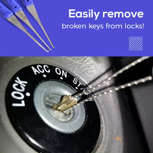 Mintiml® Broken Key Disassembly Kit | Locksmith Tools for Easy Key Extraction | Locking Repair Tool Set