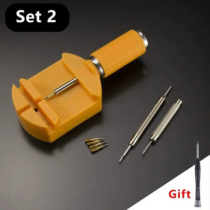 Watch Link Removal Tool Kit - Bracelet Resizing, Pin Remover & Strap Adjustment Tool for Watch Band Replacement