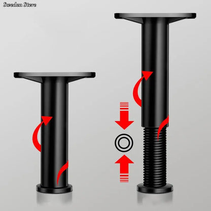 Telescopic Adjustable Bed Beam Support – Reinforced Plastic Sofa Leg, Load-Bearing Furniture Leg Bracket