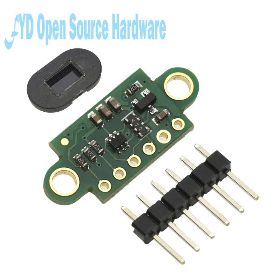 VL53L5X V2 ToF Laser Ranging Sensor Module - Wide-Field Multi-Zone Distance Sensor with Protective Cover, VL53L5CX Compatibility