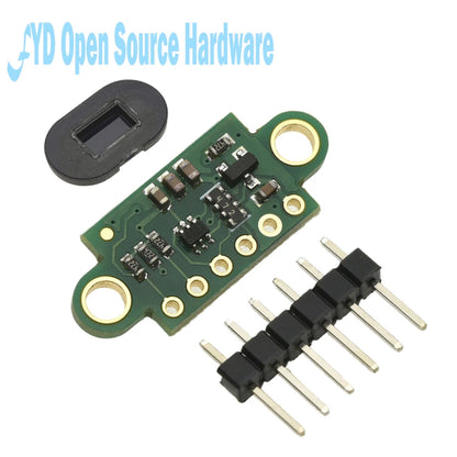 VL53L5X V2 ToF Laser Ranging Sensor Module - Wide-Field Multi-Zone Distance Sensor with Protective Cover, VL53L5CX Compatibility