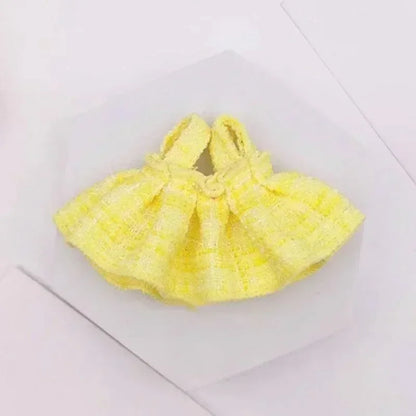 17cm Labubu Doll Clothes Set – Kpop EXO Labubu Idol V1 V2 Skirt & Sweater Outfit, Clothing Gift