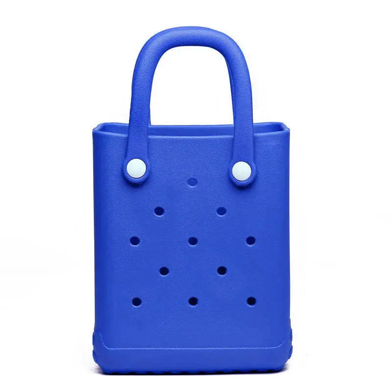 Fashion EVA Beach Bag – DIY Cartoon Style Shoulder & Crossbody Travel Tote, Lightweight Holiday Storage & Accessory Bag