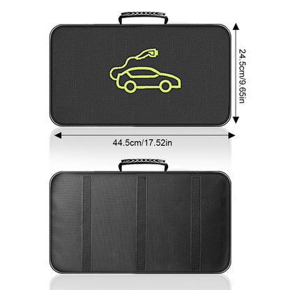 Waterproof Electric Car Charger Storage Bag – Fire Retardant EV Charging Cable & Socket Carry Case