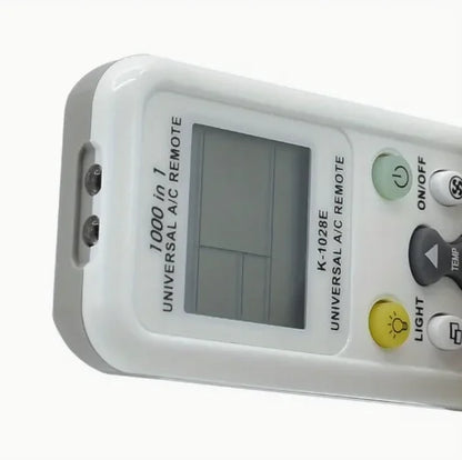 K-1028E Universal AC Remote Control - 1000-in-1 Air Conditioner Remote with Digital LCD Display