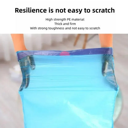 30/300PCS Portable Garbage Bags – Thickened Disposable Trash Bags for Household & Kitchen Use