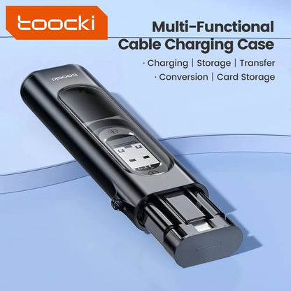 Toocki 5-in-1 USB-C to USB-C PD 60W Fast Charging Cable Set – Multi Adapter Charging Kit for iPhone 15 Pro Max, Samsung S23 & Xiaomi Devices