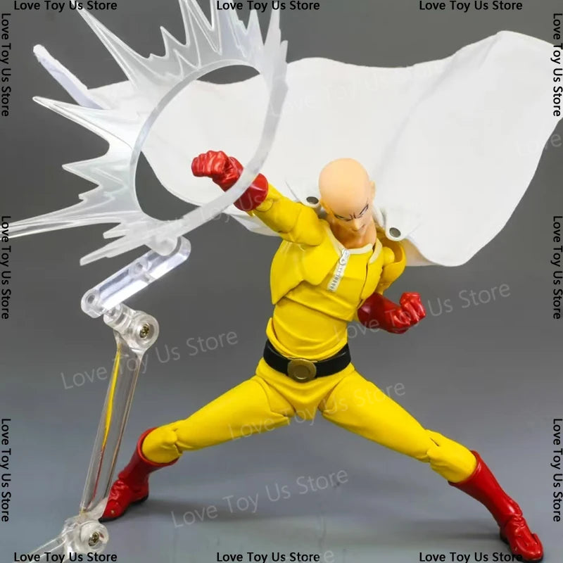 KAIYODO Revoltech ONE PUNCH-MAN Saitama Action Figure – PVC Anime Statue, Collectible Decor & Gift