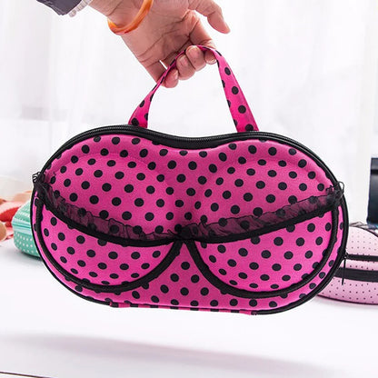 Waterproof Travel Bra and Underwear Organizer Bag – Portable Zip Storage Case for Home and Travel