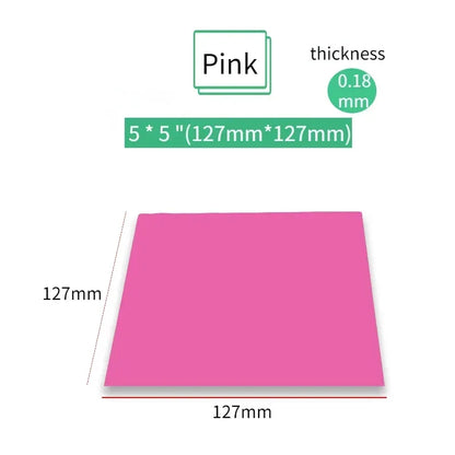 Non-Sterile Natural Rubber Latex Dental Dam – Anti-Allergy Oral Care, 52pcs (5"x5") & 36pcs (6"x6")