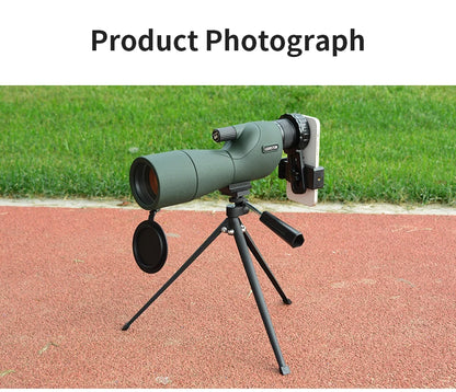 25–75x60 Zoom Spotting Scope – ED Lens Bak4 Prism Monocular Telescope for Bird Watching & Camping