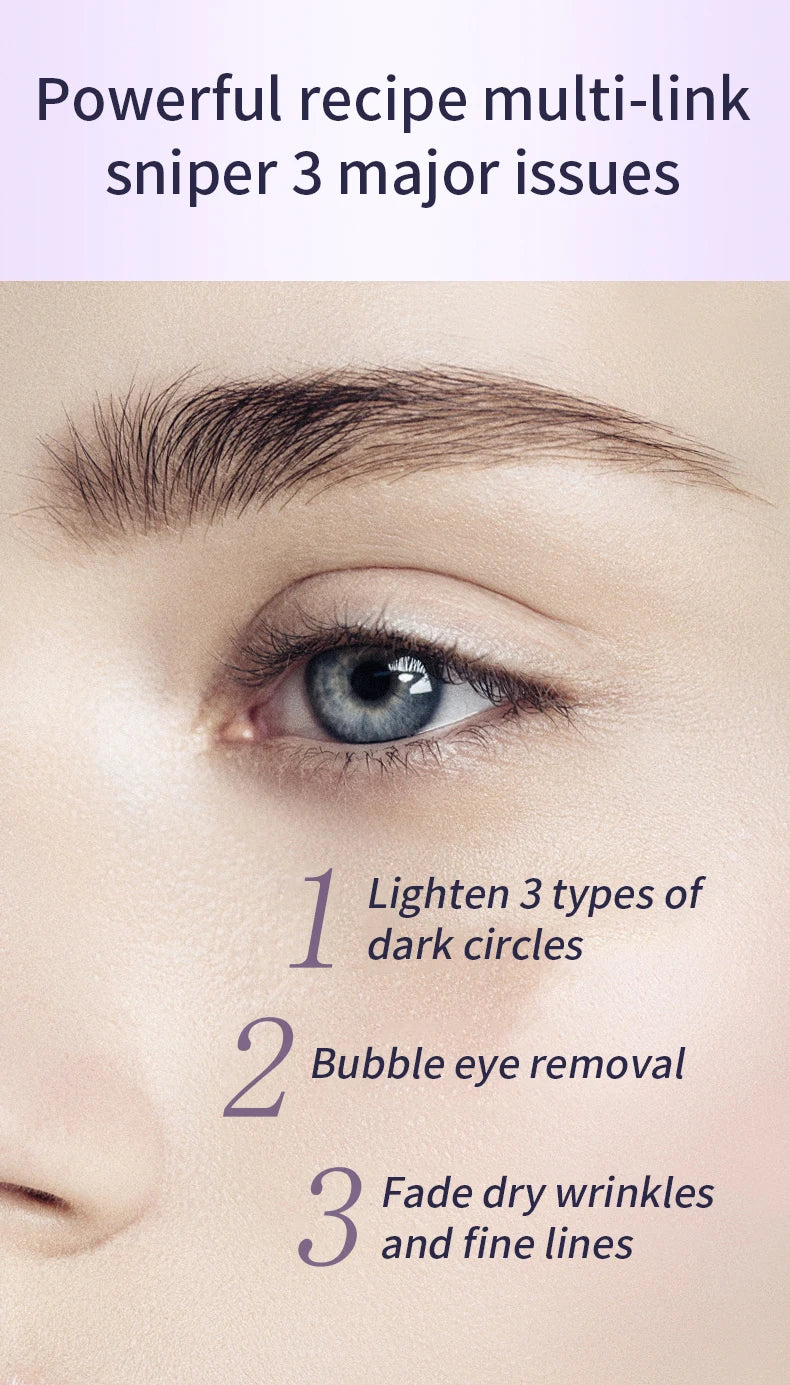 O'CHEAL Anti-Wrinkle Eye Cream Roller – Dark Circle & Puffiness Reducer with Hyaluronic Acid for Anti-Aging Skin Care
