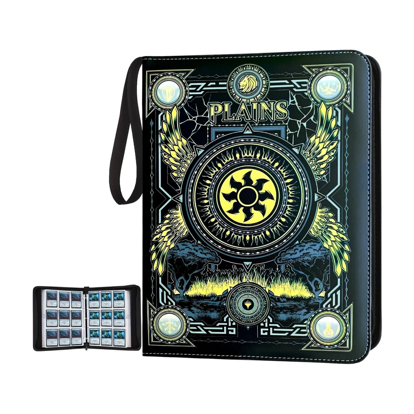 9-Pocket Card Binder with Sleeves — 900 Double-Sided Premium Collector Album for MTG, TCG & YuGiOh Cards