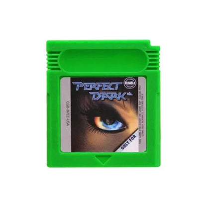 Perfect Dark GBC Game Cartridge (With Battery) — 8 Color Shells — USA Version — 16-Bit Game Card