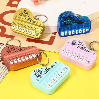 Mini Electronic Piano Keychain - Luminous Musical Toy Pendant and Creative Gift for Music Lovers