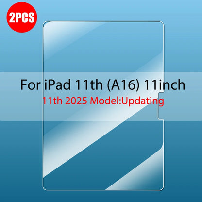 Tempered Glass Screen Protector for iPad 11th Gen (2025, A16) – 9H Hardness, Premium Tablet Protection Film