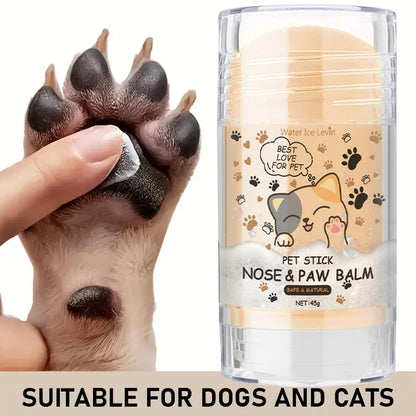45g Dog & Cat Paw Balm Cream – Moisturizing Nose & Paw Protector for Cracked Feet Repair | Pet Skin Care Accessories